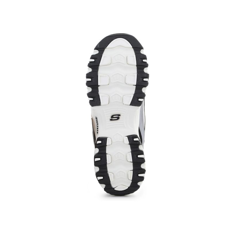Skechers sport d'lites sneakers leather blend Black/Natural