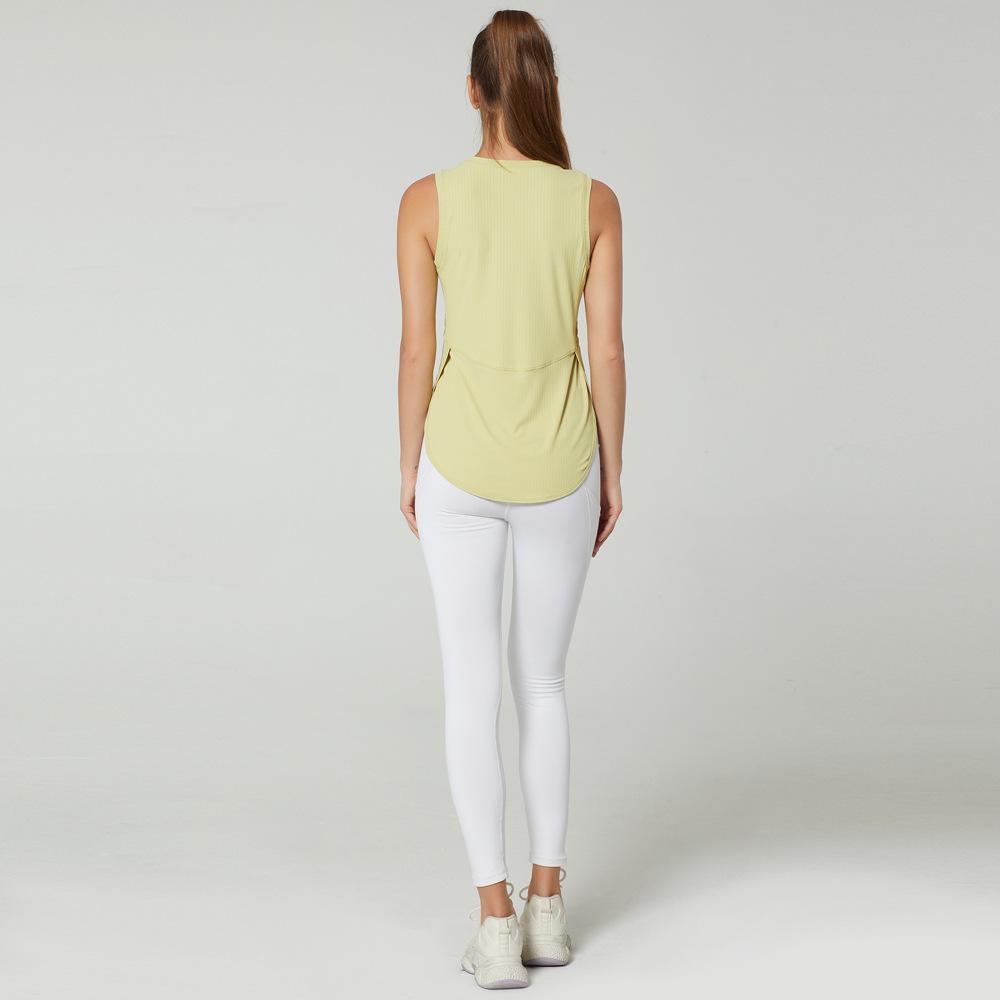 Летний женский спортивный жилет, рубашка для йоги, женская спортивная рубашка, быстросохнущие спортивные рубашки, спортивный топ для спины, женская футболка для фитнеса, спортивный топ без рукавов, жилет для йоги