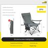Folding Camping Chair with Detachable Footrest, Suitable for Fishing, Camping, Picnic