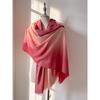 Winter  Cashmere Solid Color Gradient Women'S Warm Scarf Fashion Versatile Scarf Shawl And Wrap Pashmina Scarves