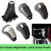 Автоматическая ручка переключения передач для Toyota Highlander Land Cruiser Prado Автомобильный стайлинг Кожаный рычаг переключения передач Чехол-пыльник