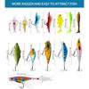 24pcs Fishing Lure Set Christmas Gift Mystery Box Minnow Kit Saltwater Freshwater Anglers