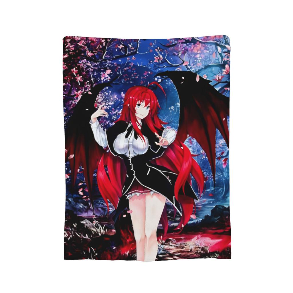 Риас Гремори Винтаж Старшая школа DxD Одеяло Флис Новинка Дышащие Пледы для Покрытия Стула Диван Зима,