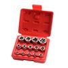 14Pcs Durable Socket Rustless E-type Set Effortless Hexagonal Socket Torx Socket Combination Tool Home