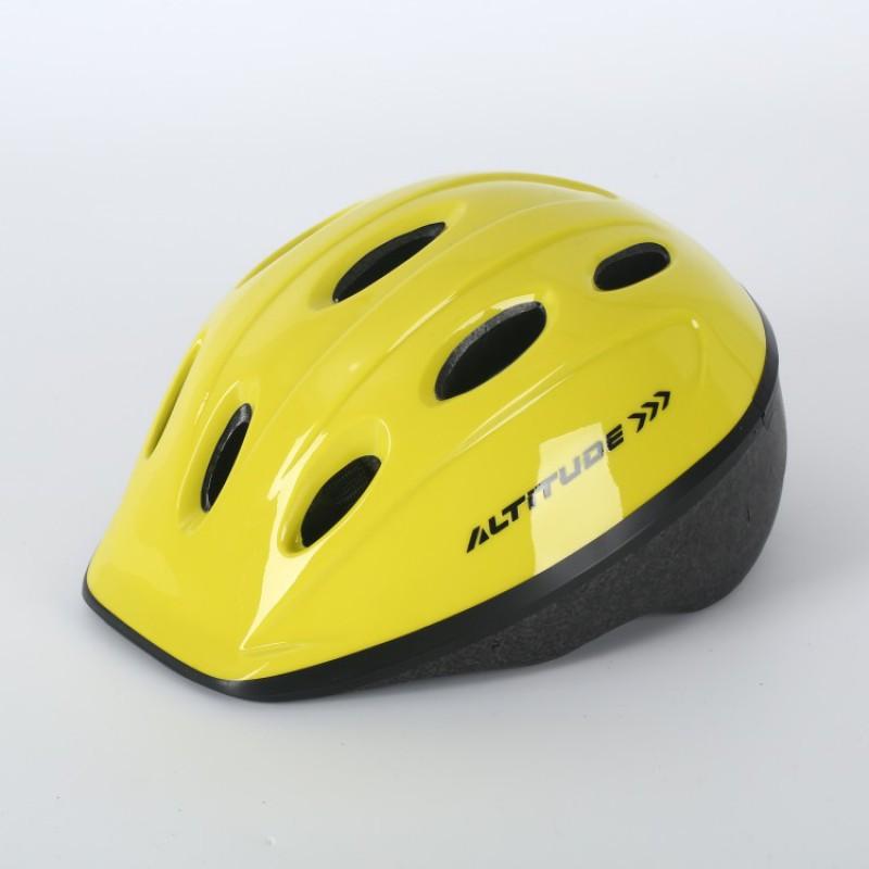 Kids Bike Helmet Cycling Skateboarding Scooter Safety Gear Yellow S Size 50-54cm PVC EPS