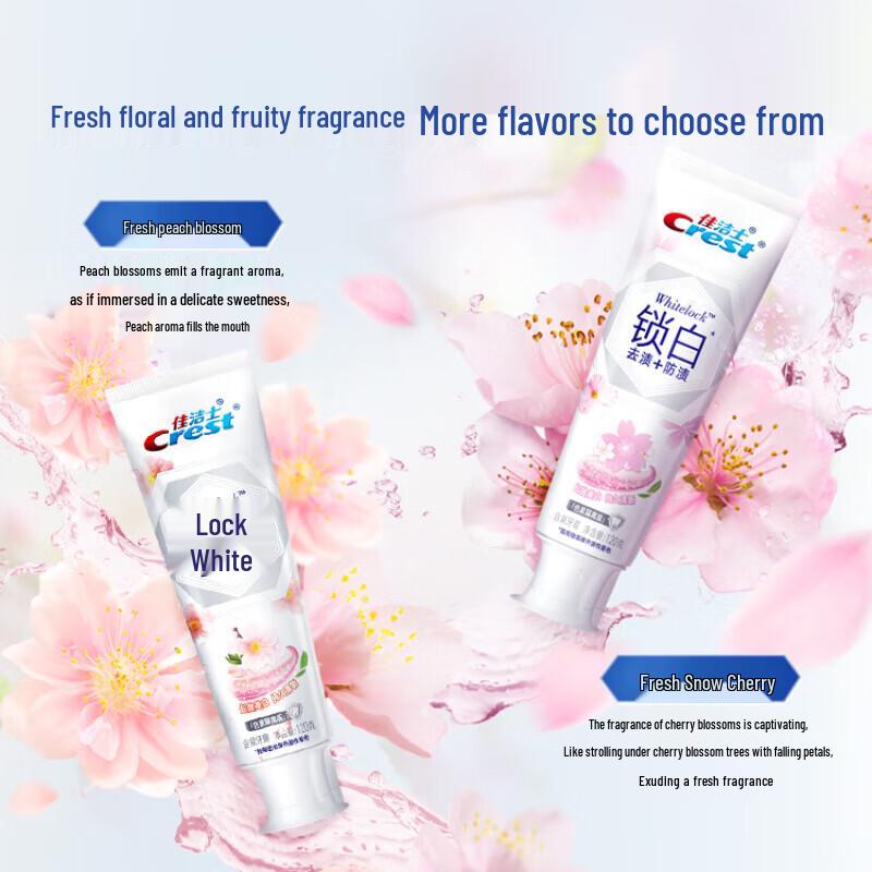 Crest Dual-Color Whitening Toothpaste Multi-Flavor Pack