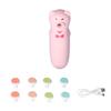 Baby Nail Clippers Bear Charging Newborn Baby Electric Nail Clippers Nail Sharpener SetPink