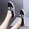 Spring and summer new cloth shoes women's lazy casual board shoes women's single shoes student mother cloth shoes