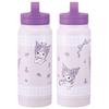 Skater Insulated Stainless Steel Mug Bottle, 500ml, with Screw Handle, Sanrio Kuromi Plush Hug, STSC569508