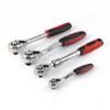 72teeth 1/4" 3/8" 1/2" Adjustable Extension Ratchet Handle Wrench Long Rotating Telescopic Socket Ratchet Wrench Spanner