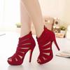 Sexy Womens Fashion Platform Pumps Peep Toe Stiletto High Heels Sandal Shoes Wedding Shoes