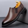 2025 Autumn New Men's Shoes Formal Business Leather Shoes Men's Casual Foot Work Shoes Driving Shoes