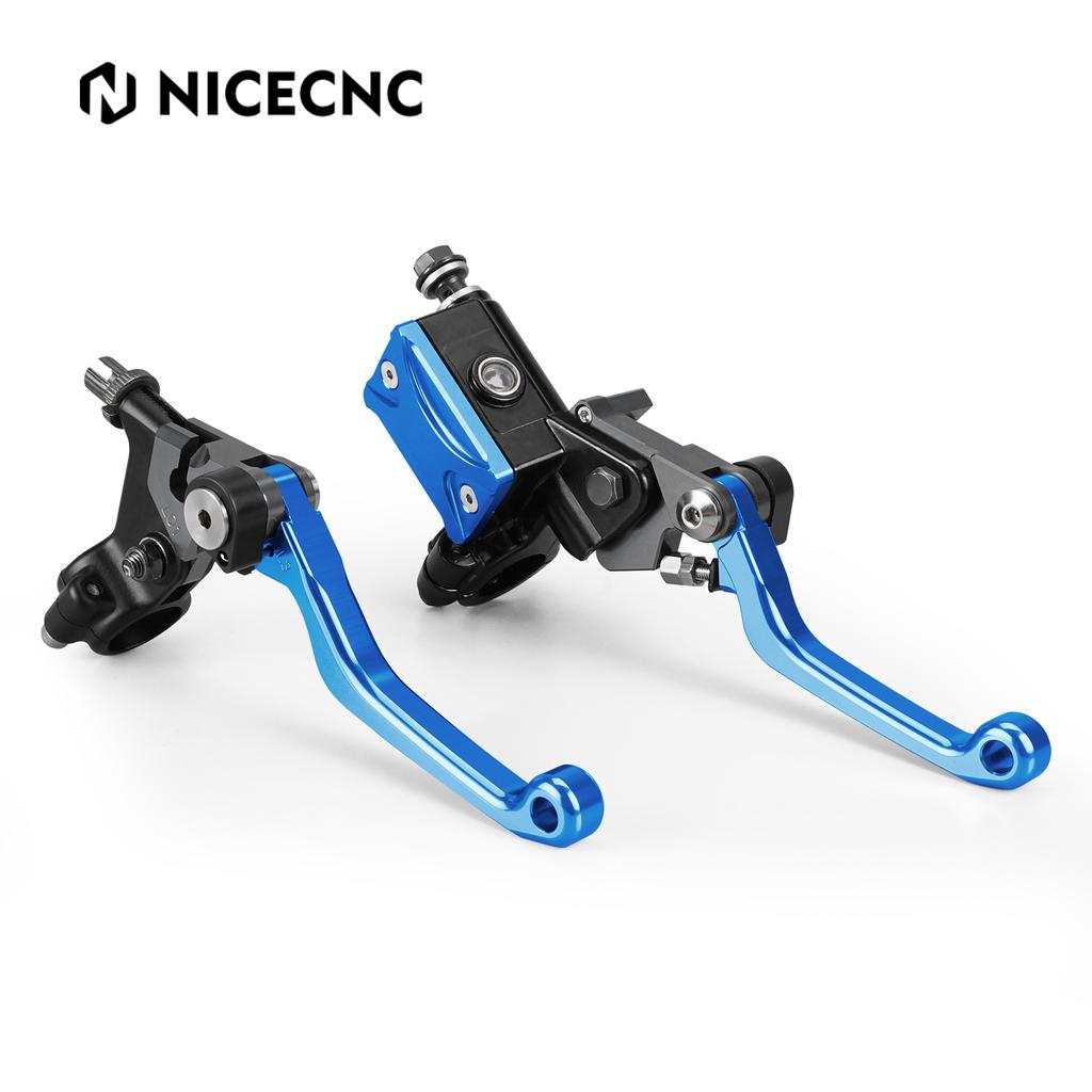 7/8" 22mm Hydraulic Brake Clutch Lever With Brake Fluid Reservoir Cap For Yamaha YZ85 YZ125 YZ250 YZ250F YZ450F TTR250 TTR600