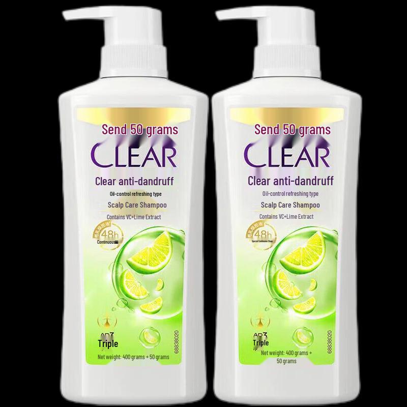 Clear Anti-Dandruff Scalp Care Shampoo - Root Strengthening (2x450g)