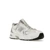 New Balance 530 Бело-серебристые мужские кроссовки Munsell-White Silver-Metallic MR530EMA