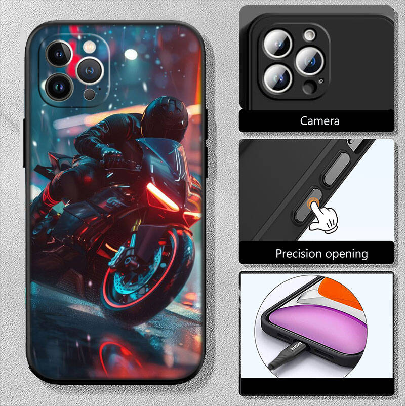 MH92 Чехол-накладка для телефона для мотоспорта для iPhone 7 8 11 12 13 14 15 16 17 16E XS Pro Max XR X SE Air