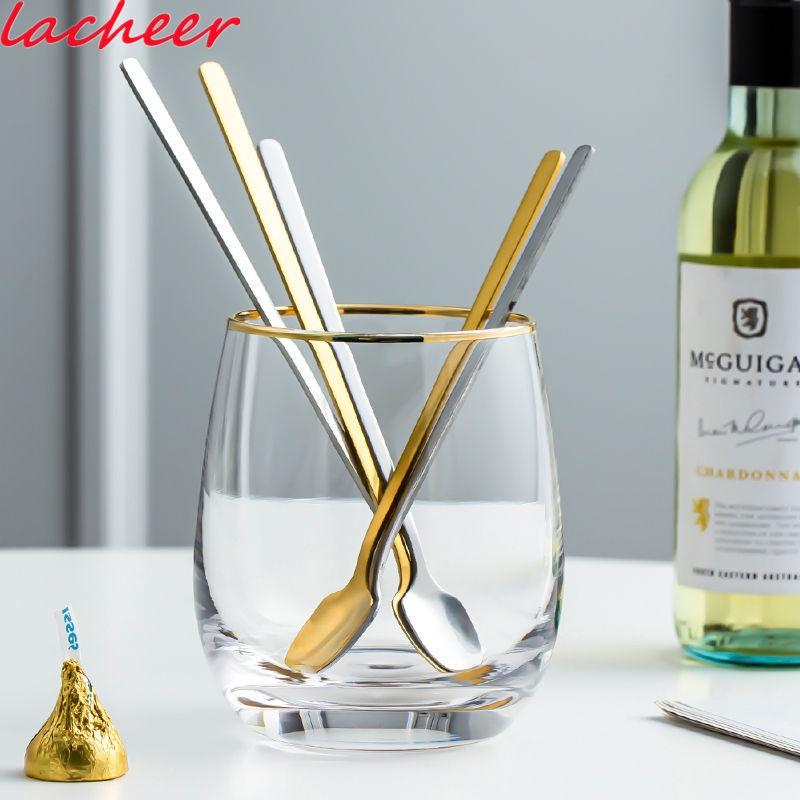 Ложка для смешивания напитков из нержавеющей стали длиной 14,5 см с длинной ручкой