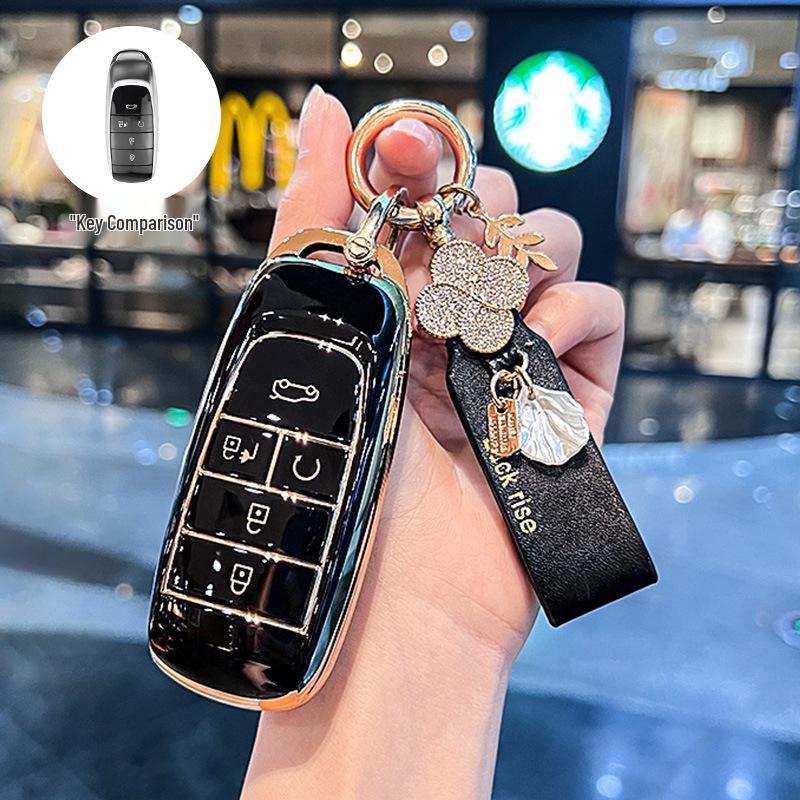 Key Cover for GAC AION Y, Trumpchi Plus, AION S, SMAX, Mei 580, and AION V - Elegant Design for Women