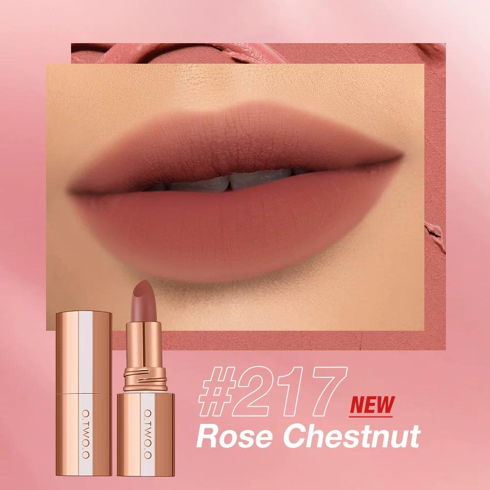 O.Two.O Mist Kiss Color Locking Matte Lipstick Sc064 Light Mist Long-Lasting Matte Velvet Lipstick