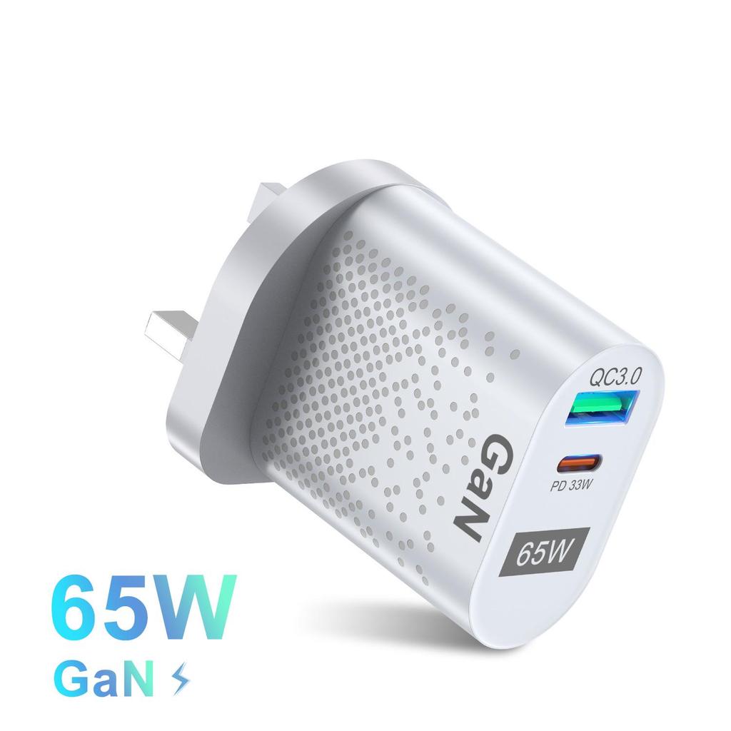65 Вт GaN Универсальное Быстрое Зарядное Устройство для Ноутбуков QC3.0