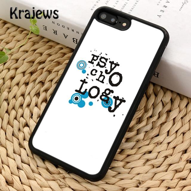 Krajews Psychologist Profession Psychology Phone Case For IPhone 18 17 Air 16 15 14 plus 11 12 13 pro max coque Fundas