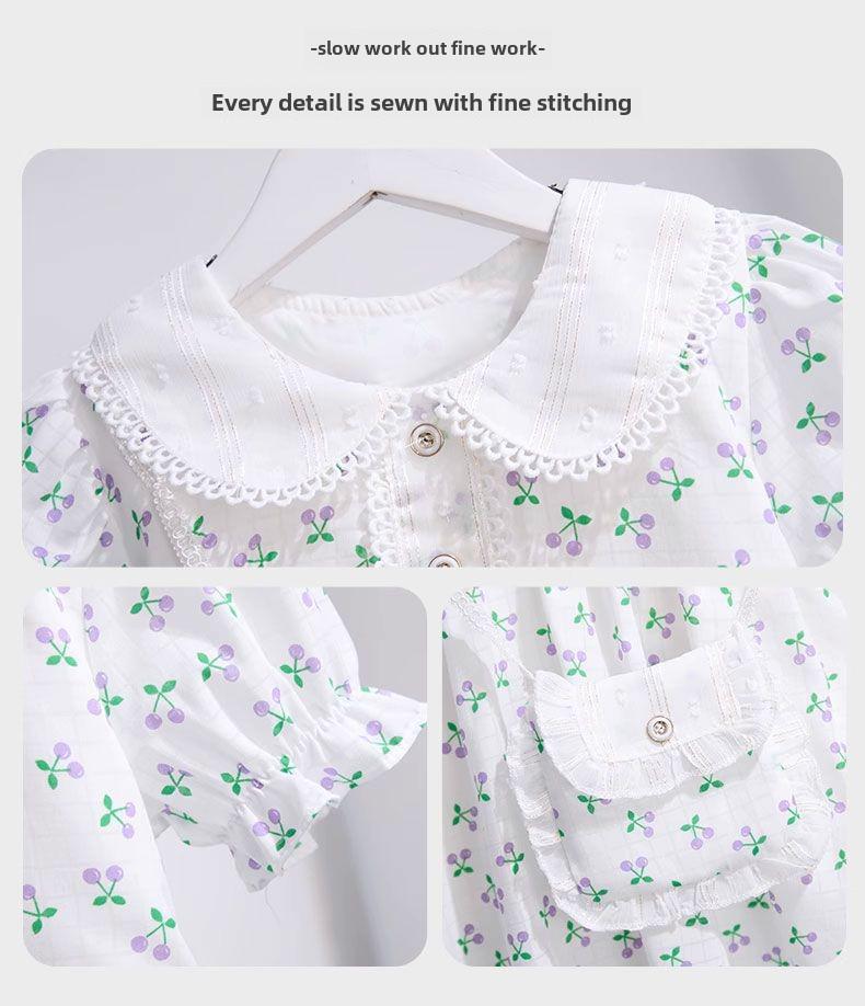 2025 Trendy Summer Floral Princess Dress for Girls