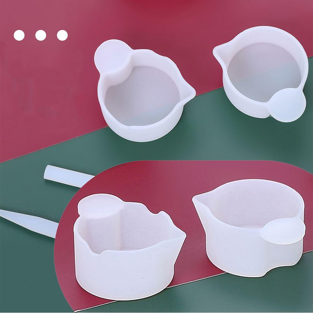 Моющийся Многоразовый Ручной Работы Эпоксидная Смола Чашка Инструмент для Изготовления Ювелирных Изделий Мерная Чашка Силиконовая Форма