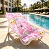 Care Bears Print Beach Towel Design, Soft, Lightweight. for Home Bathroom, Spa, Pool, Yoga, Surfing, Camping, Gift for Family, Friend