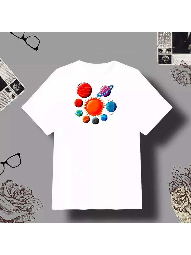 Solar system planet t-shirt