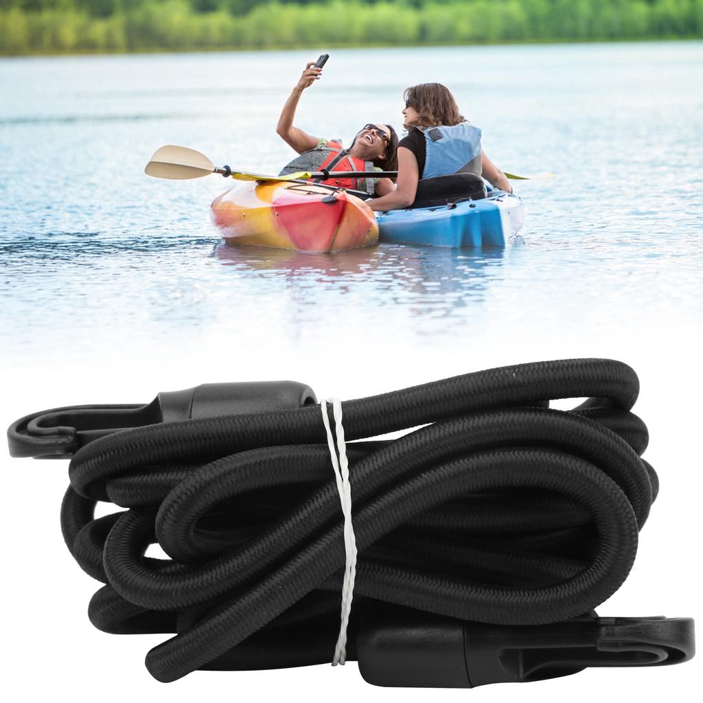 2.5M Heavy Duty Elastic Cord Stretch Strap with Nylon Hook Marine Boat Accessories