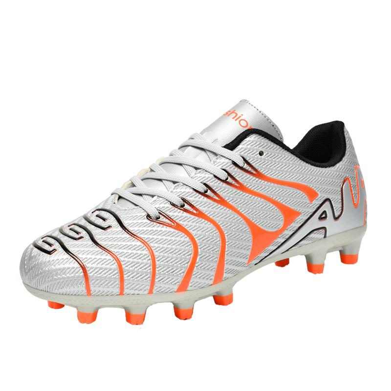 Мужские футбольные бутсы с низким верхом, легкие футбольные бутсы FG/TF, детские нескользящие бутсы для тренировок на открытом воздухе, спортивные кроссовки для бега, размер 33-44
