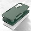 Armored case for Samsung Galaxy A35 5G, Dual Shockproof, dark green