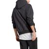 adidas Полосатая толстовка с логотипом, мужские топы, черный IB8381