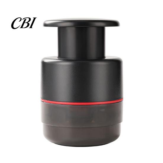 Leak Proof Reusable Container 7 Hole Cherry Pitter, Multifunctional Fruit Coring Tool for BPA-free Food Storage Olive, Manual Press Remover,