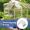 Stainless Steel Greenhouse Glass Clips Rust-resistant Garden Clips Spring Clips  Maintenance