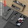 HONOR Magic V2 Flip Case With Stand Privacy Screen Full Coverage Shockproof PC Leather Cover In Black Brown Gray