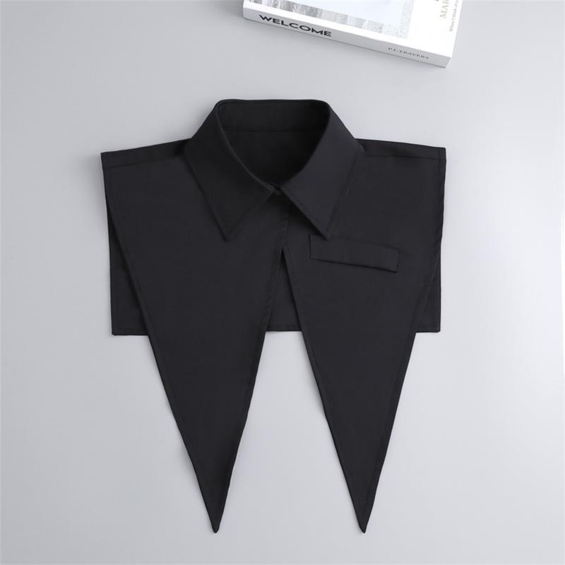 New Fake Victorian Stand Up Collar White Black Lace Collars Detachable For Women Blouse Lapel Shirt False Collar Woman
