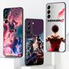 Чехол для телефона T-Tekken 8 для Samsung Galaxy A20, A21s, A22, A31, A32, A52, A53, A72, 73, A80, A91 Мягкий черный чехол