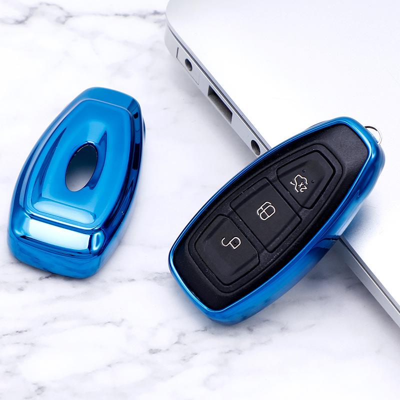 TPU Protective Ford Key Case for Kuga, Focus, EcoSport, Escort, and Mondeo