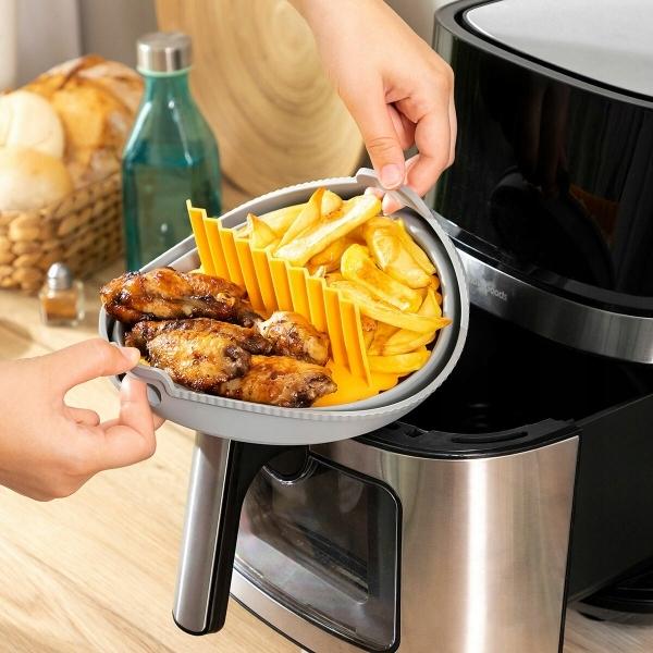 InnovaGoods Foldable Silicone Fryer Baskets for Fliynner