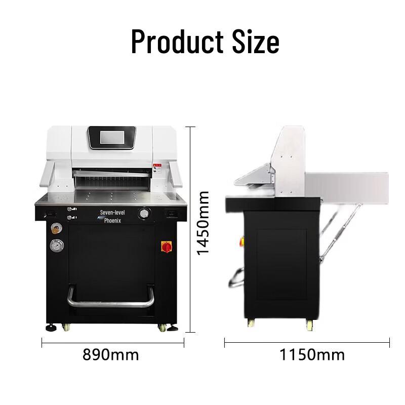 Qijifeng CM5010X Hydraulic Program-Controlled Paper Cutter CN plug (adapter included)