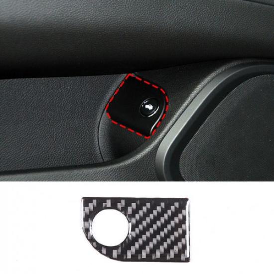Carbon fiber Trunk switch button cover trim For Maserati Ghibli 2014-2015
