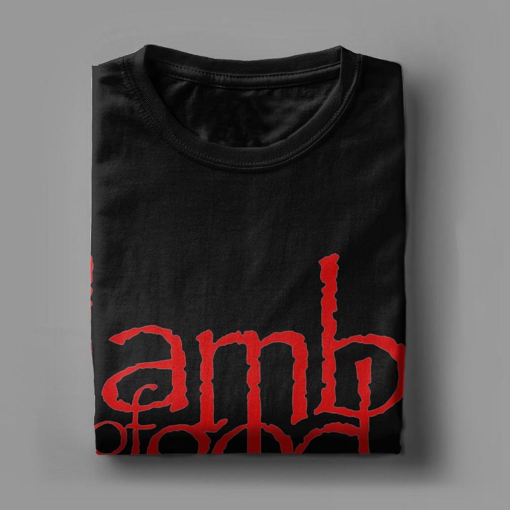 Футболка Lamb Of God для мужчин из чистого хлопка, забавные футболки с круглым вырезом, топы с коротким рукавом, новое поступление