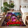 Crystal Velvet Rug Soft Non Slip Indoor Floor Mat Home DecorCourage the Cowardly Dog