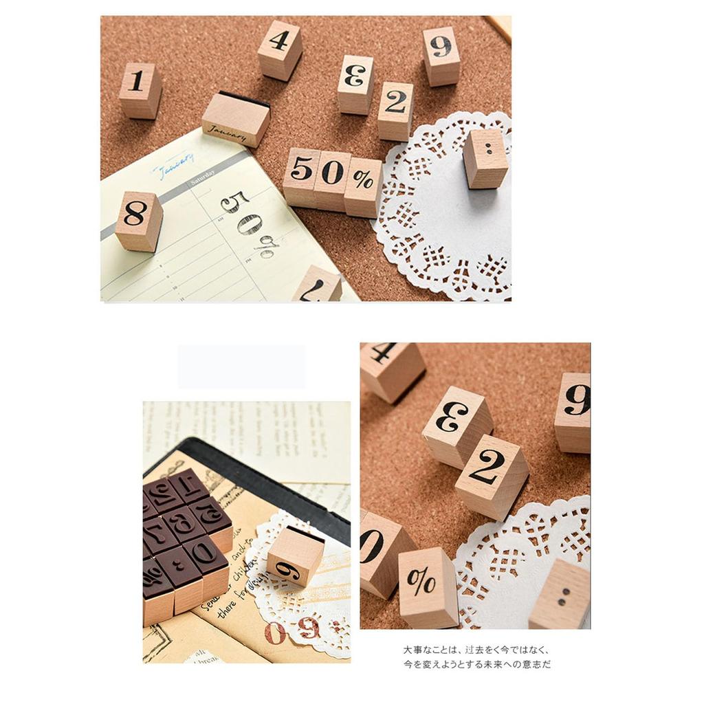Mirhua Rubber Wooden Rubber Stamp Elegant Stamp, Stamp, Stamp, Set, Stylish, Cute,
