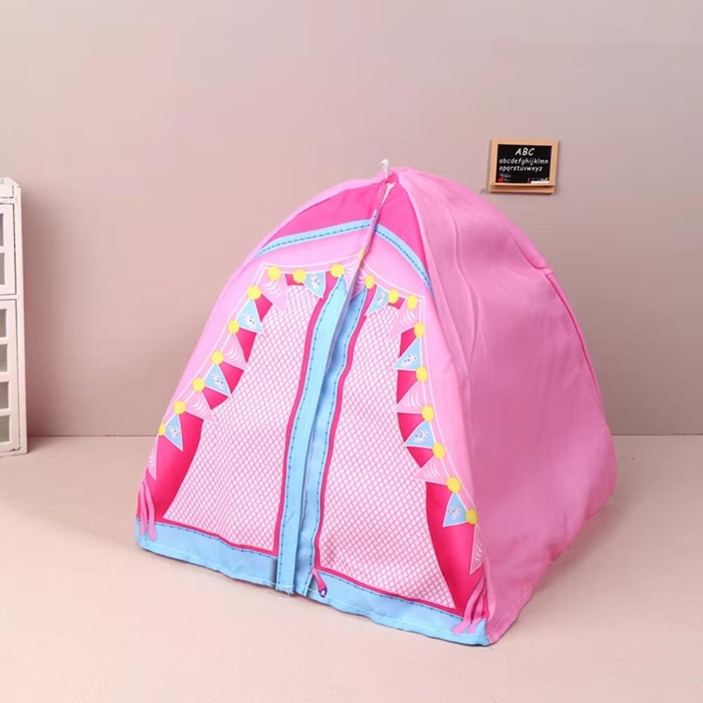 Simulated Doll Camping Kit Micro Scene Doll Mini Tent Doll Accessories Dollhouse Tent 1/12 Scale