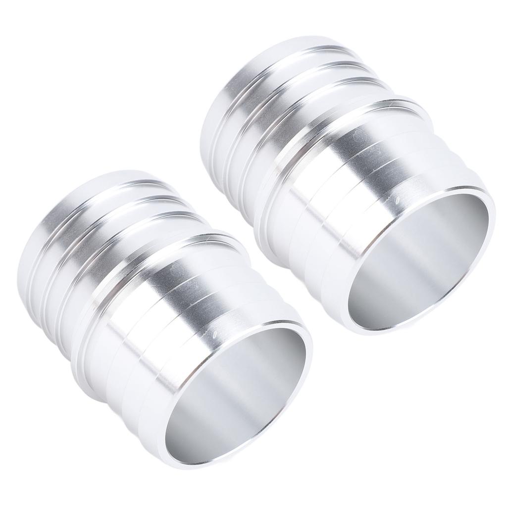 1 пара 1 1/2 - 1 1/2 дюйма Штуцер-соединитель для шланга из алюминиевого сплава Ремонтный фитинг для радиатора, интеркулера, теплообменника