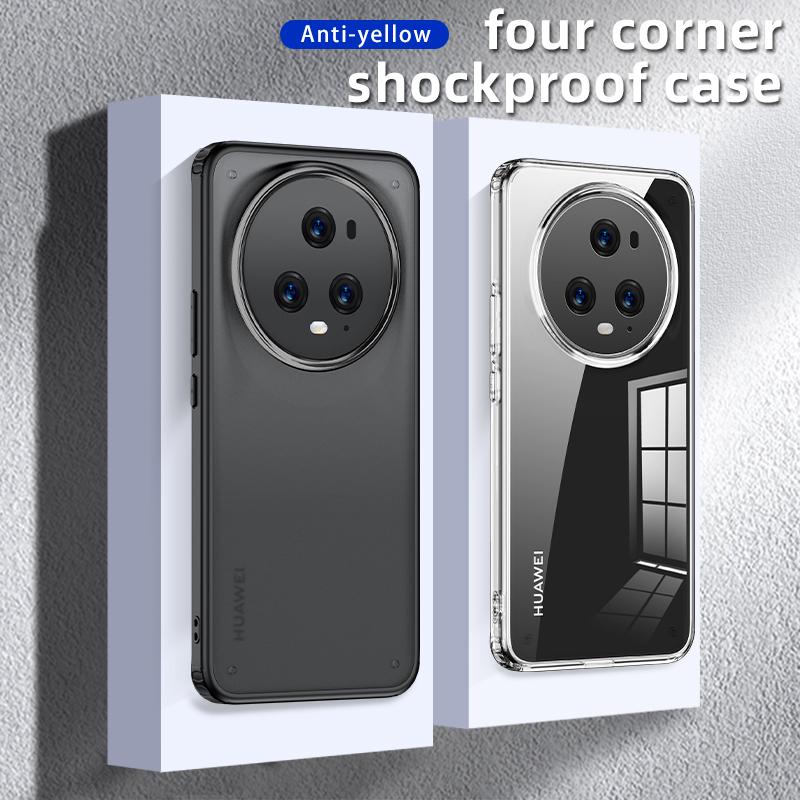 For Honor Magic5 Pro Phone Case Hard PC Soft TPU Airbag Drop Protection Phone Cover