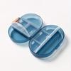 1pc Portable 8-Compartment Sealed Pillbox Moisture-Proof One Week Pill Box Mini Packaging Storage Case