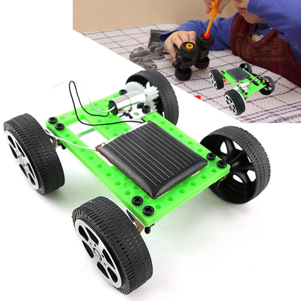 Children Mini Sun Power Solar Car Model Kids DIY Scientific Assembly Toy Educational Toy